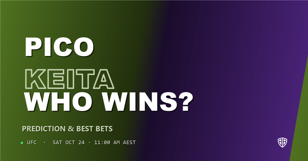 Aaron Pico vs Losene Keita Prediction & Picks