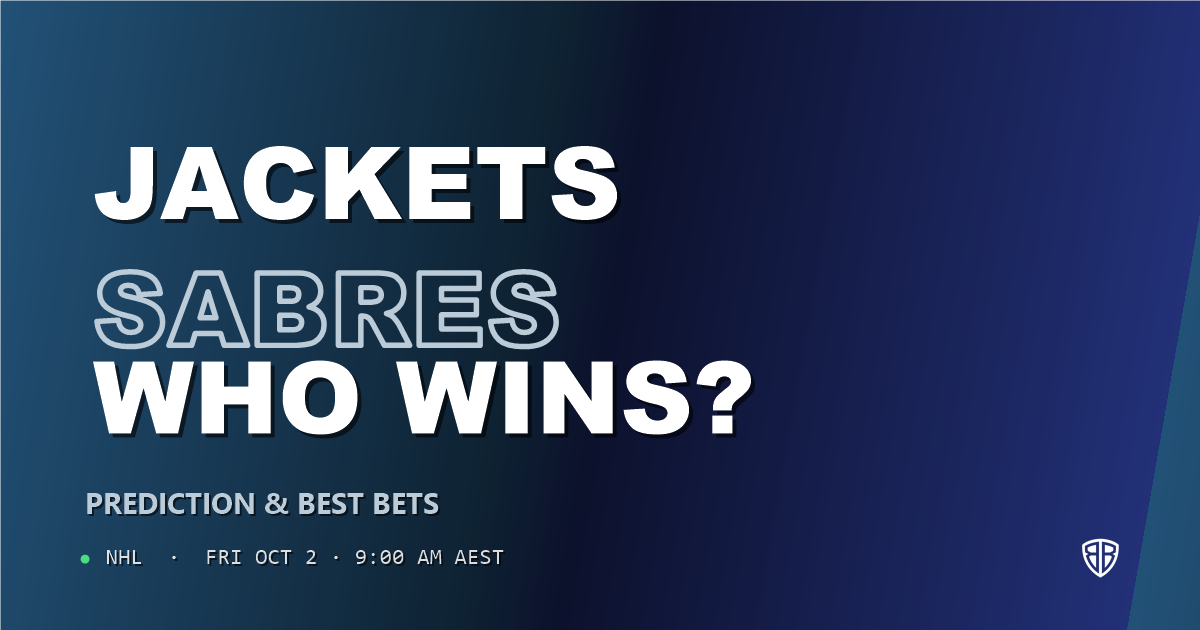 Columbus Blue Jackets vs Buffalo Sabres Prediction & Picks (Matthew Knies Key Factor): Full Breakdown & Bets