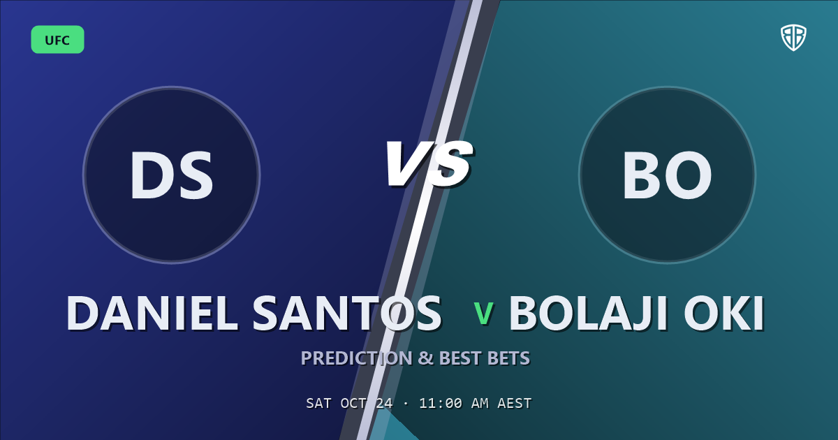 Daniel Santos vs Bolaji Oki Prediction & Picks