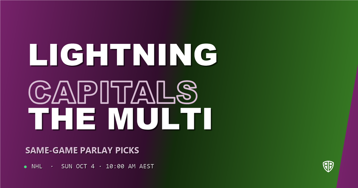 Tampa Bay Lightning vs Washington Capitals Prediction & Same Game Parlay picks (Key Insights): Don't Miss These Odds