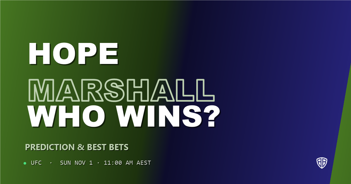 Dakota Hope vs Francis Marshall Prediction & Picks