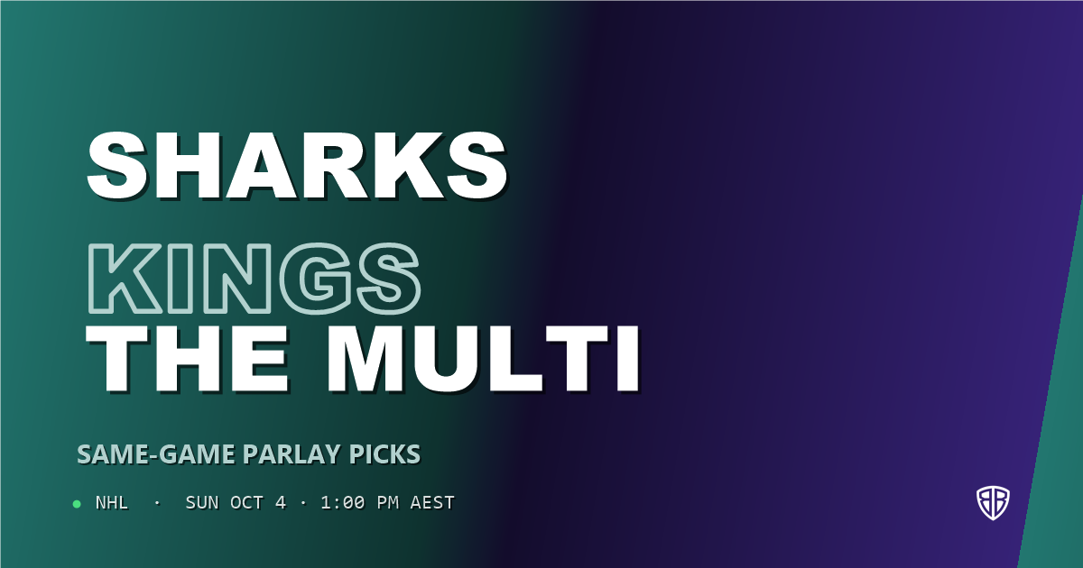 San Jose Sharks vs Los Angeles Kings Prediction & Same Game Parlay picks (Key Insights): Analytics Breakdown