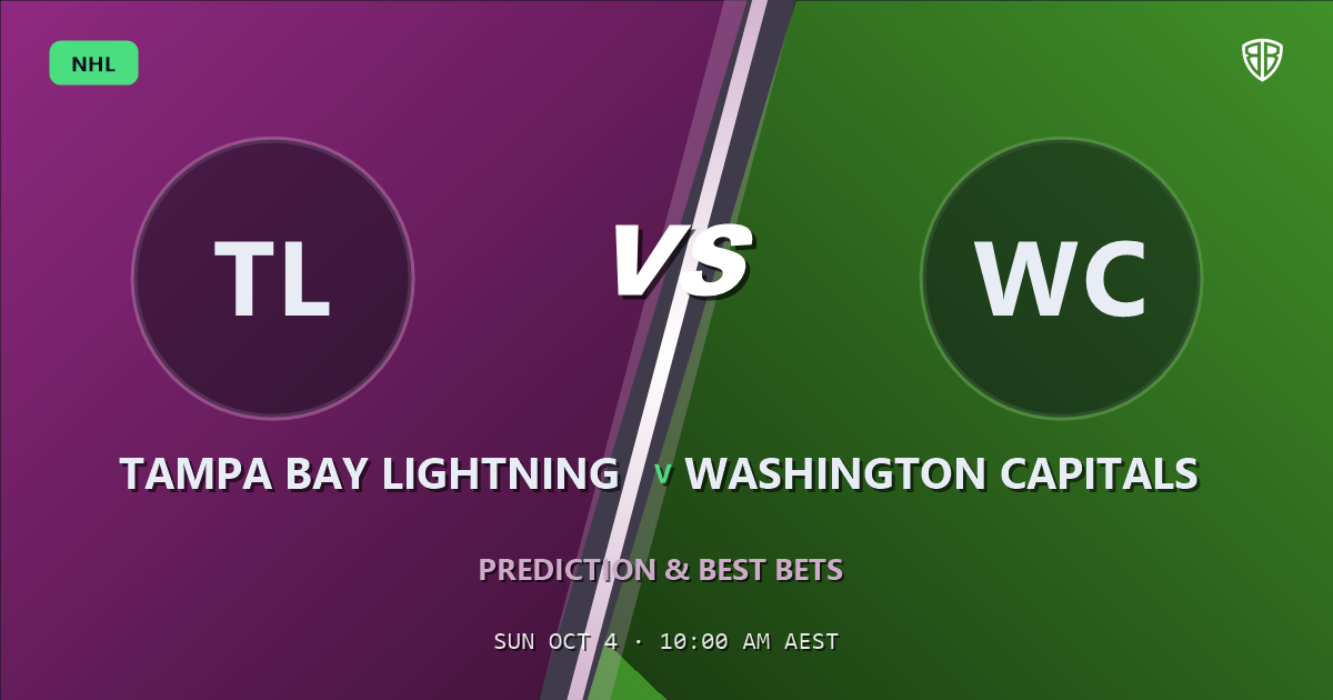 Tampa Bay Lightning vs Washington Capitals Prediction & Picks: Winning Game Angles