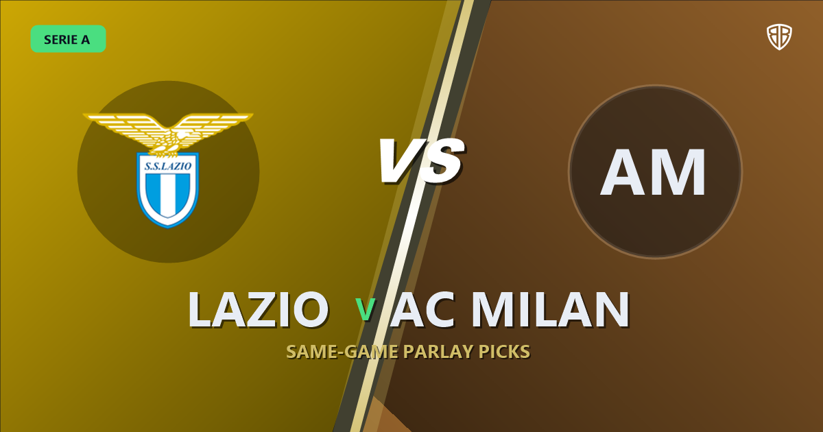 Lazio vs AC Milan Prediction & Same Game Parlay picks Key Insights: Analytics Breakdown