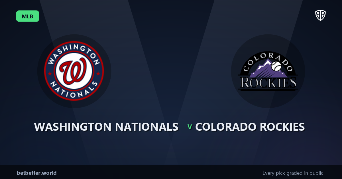 Washington Nationals vs Colorado Rockies Prediction & Picks (Brenton Doyle Key Factor): Stat-Based Baseball Insights