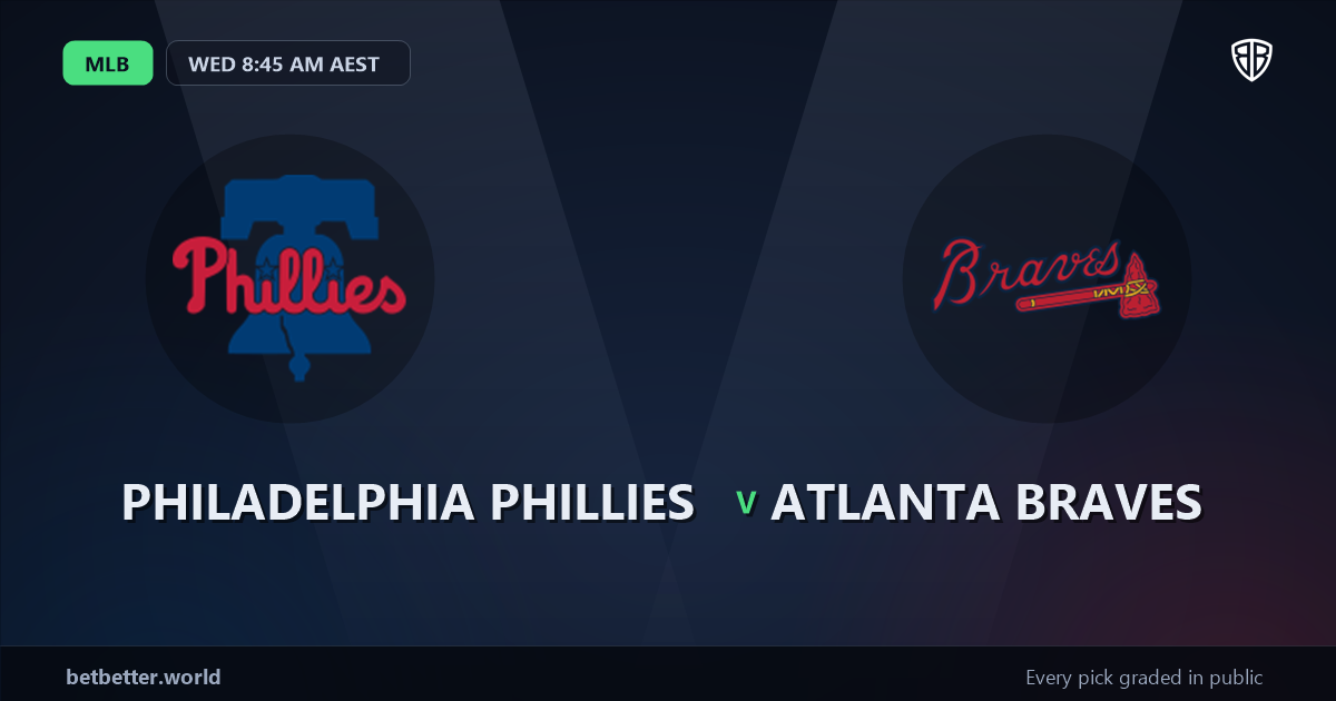 Philadelphia Phillies vs Atlanta Braves Prediction & Picks: Winning Game Angles
