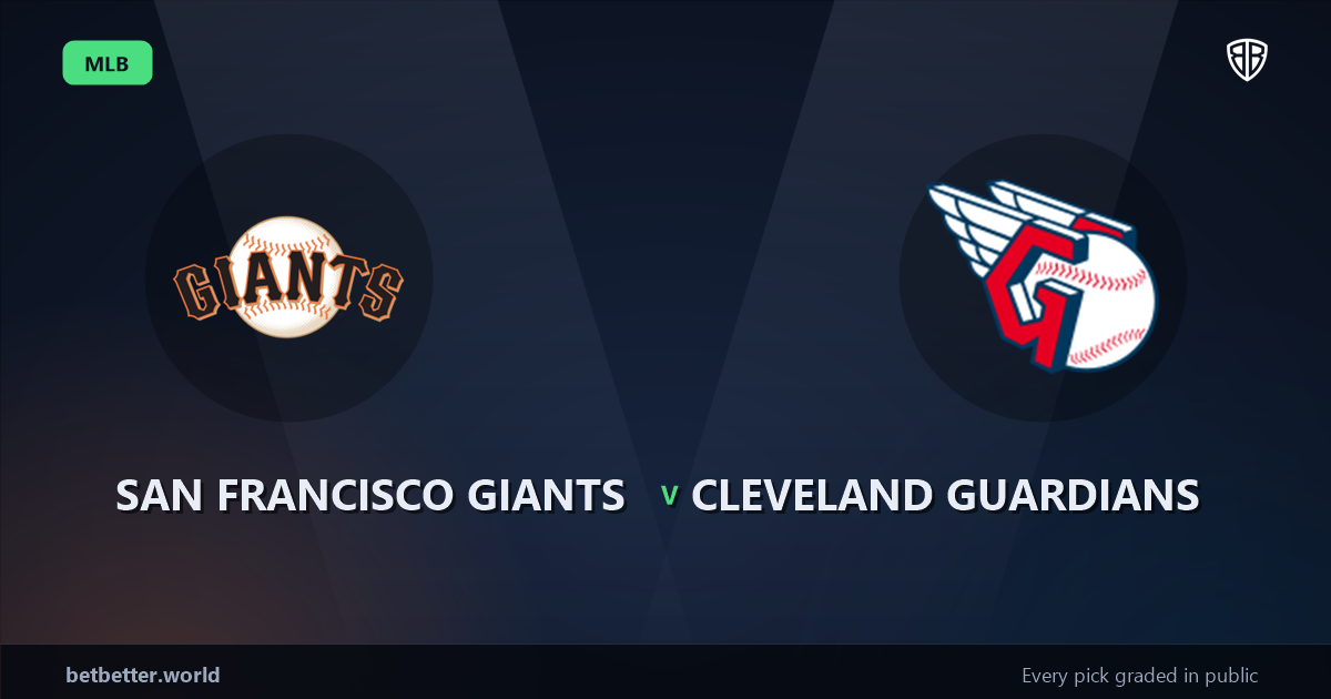 San Francisco Giants vs Cleveland Guardians Prediction & Same Game Parlay picks Top SGP: Smart Baseball Betting Angles