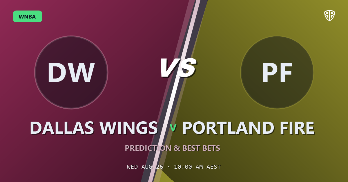 Dallas Wings vs Portland Fire Prediction & Picks (Jessica Shepard Key Factor): High-Value Opportunity