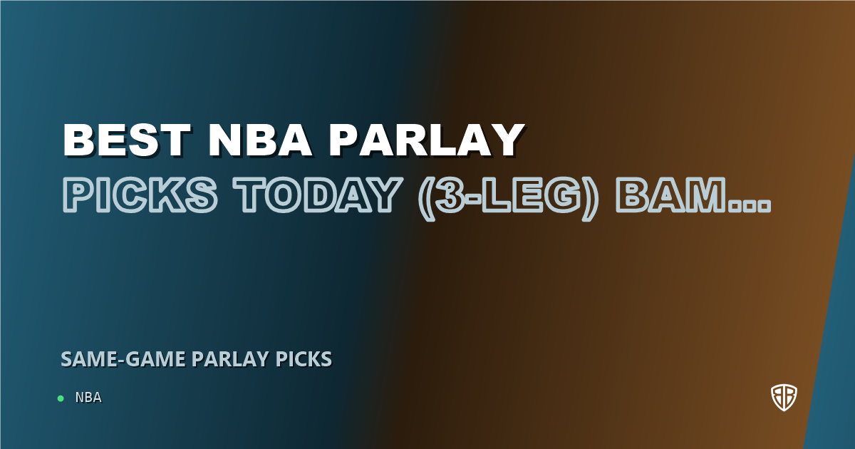 Best NBA Parlay Picks Today, Thursday 03/19 (3-Leg) Bam Adebayo Prop Focus: Beat the Books