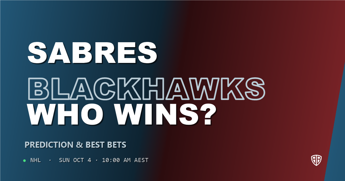 Buffalo Sabres vs Chicago Blackhawks Prediction & Picks: Stat-Based Insights