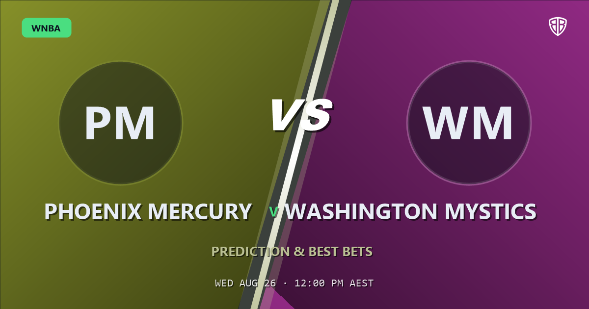 Phoenix Mercury vs Washington Mystics Prediction & Picks (Michaela Onyenwere Key Factor): Stat-Based Insights
