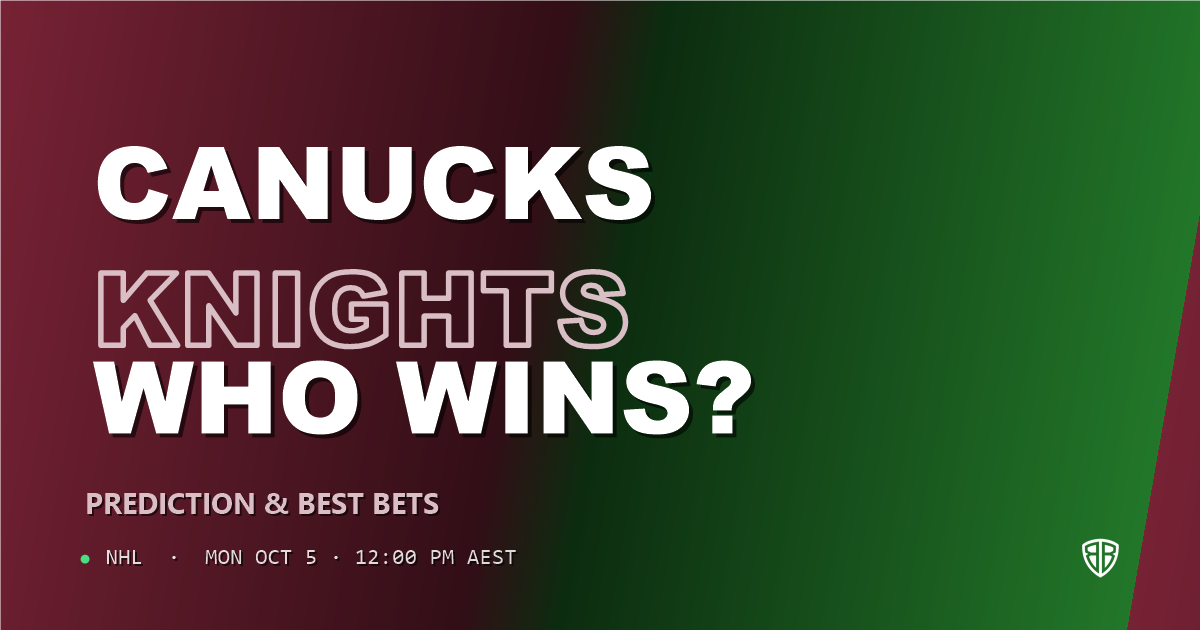 Vancouver Canucks vs Vegas Golden Knights Prediction & Picks: Stat-Based Insights