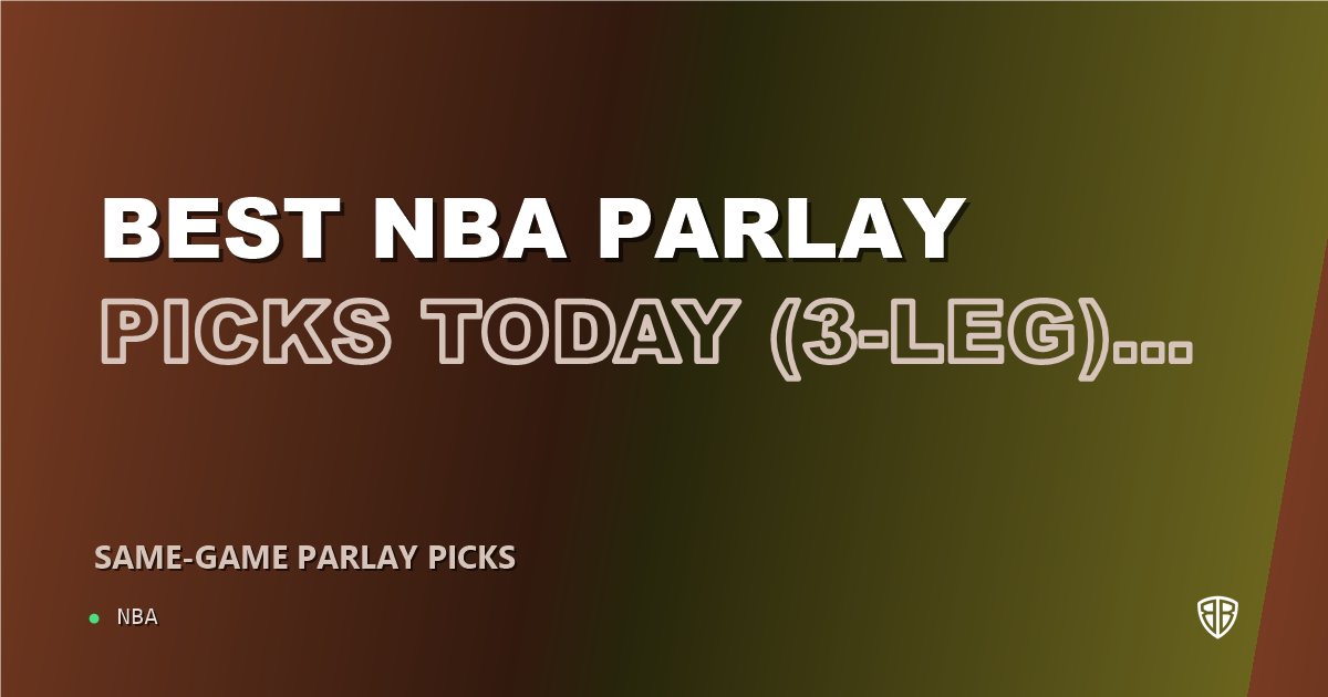 Best NBA Parlay Picks Today, Sunday 03/22 (3-Leg): Beat the Books