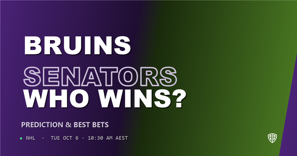 Boston Bruins vs Ottawa Senators Prediction & Picks: Winning Game Angles