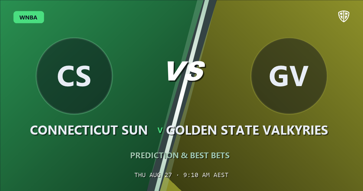Connecticut Sun vs Golden State Valkyries Prediction & Picks (Cecilia Zandalasini Key Factor): Winning Game Angles