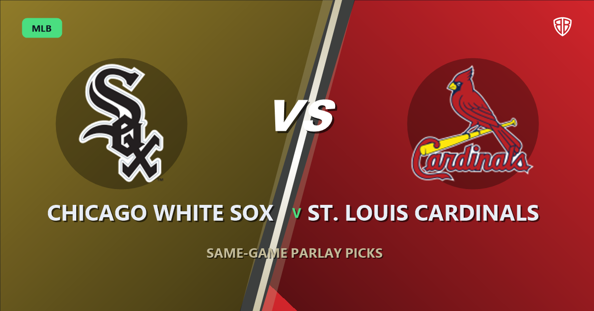Chicago White Sox vs St. Louis Cardinals Prediction & Same Game Parlay picks Key Insights: Don't Miss These MLB Odds
