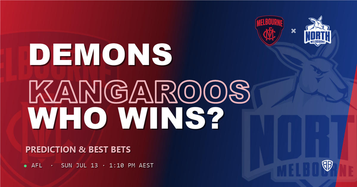 Melbourne Demons vs North Melbourne Kangaroos Prediction & Picks: Odds Analysis & Top Props