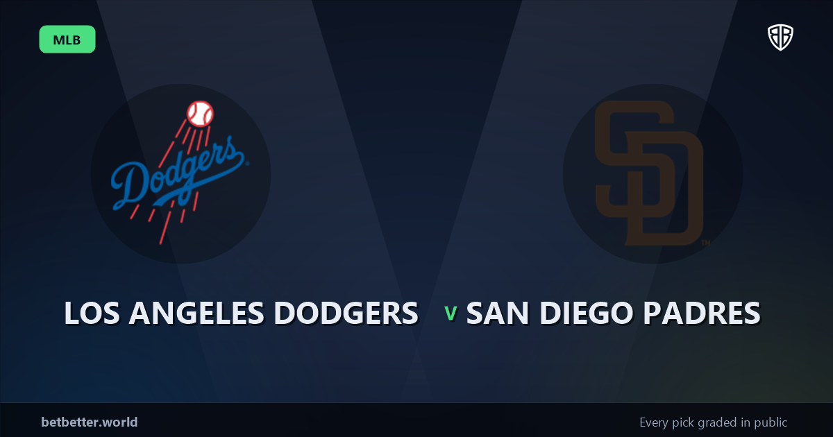 Los Angeles Dodgers vs San Diego Padres Prediction & Picks (Luis Arraez Key Factor): Odds Analysis & Top Props