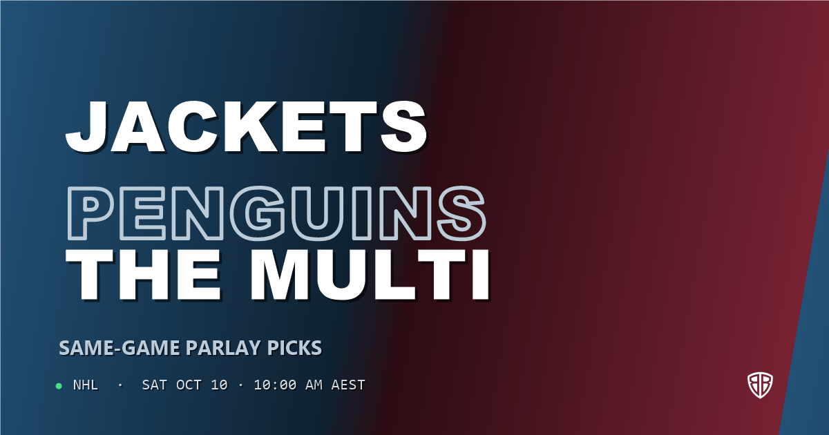 Columbus Blue Jackets vs Pittsburgh Penguins Prediction & Same Game Parlay picks, October 9, 2026