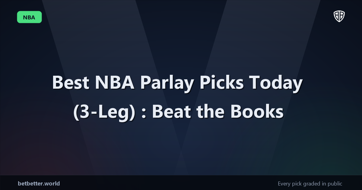 Best NBA Parlay Picks Today, Tuesday 03/24 (3-Leg): Beat the Books