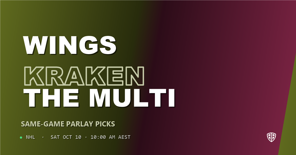 Detroit Red Wings vs Seattle Kraken Prediction & Same Game Parlay picks, October 9, 2026