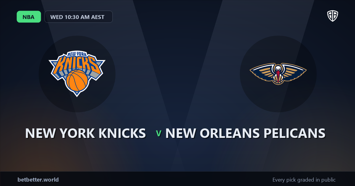 New York Knicks vs New Orleans Pelicans Prediction & Picks: Expert Betting Guide
