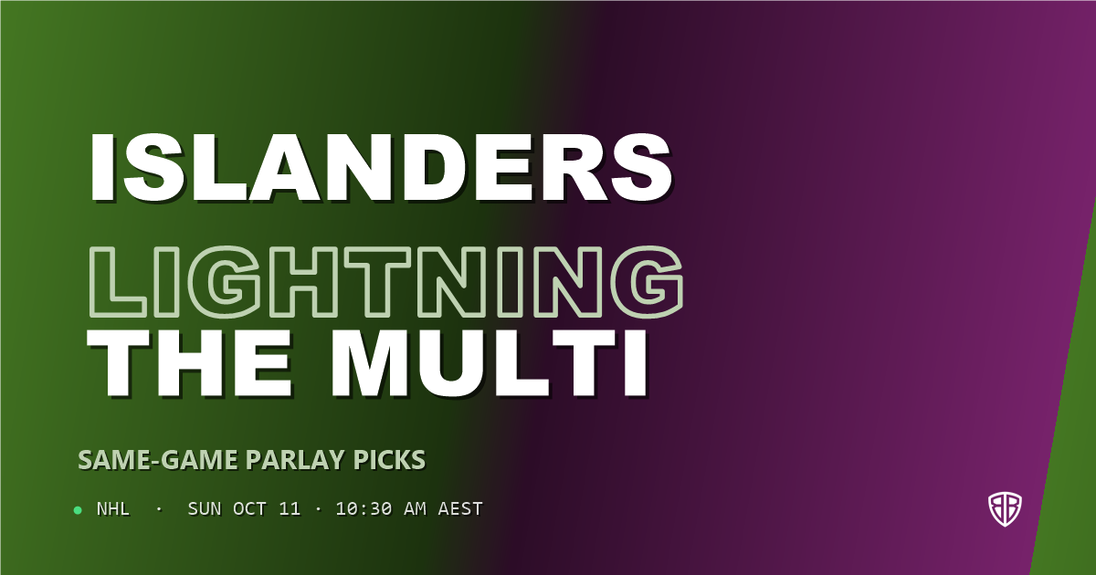 New York Islanders vs Tampa Bay Lightning Prediction & Same Game Parlay picks, October 10, 2026