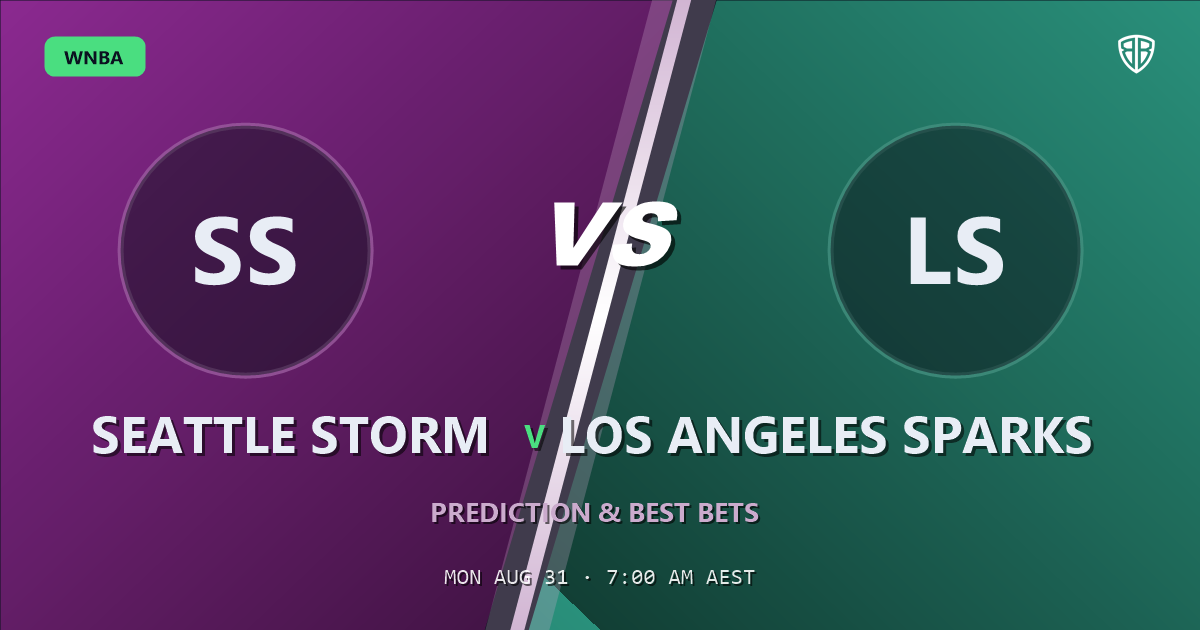 Seattle Storm vs Los Angeles Sparks Prediction & Picks (Rae Burrell Key Factor): Odds Analysis & Top Props