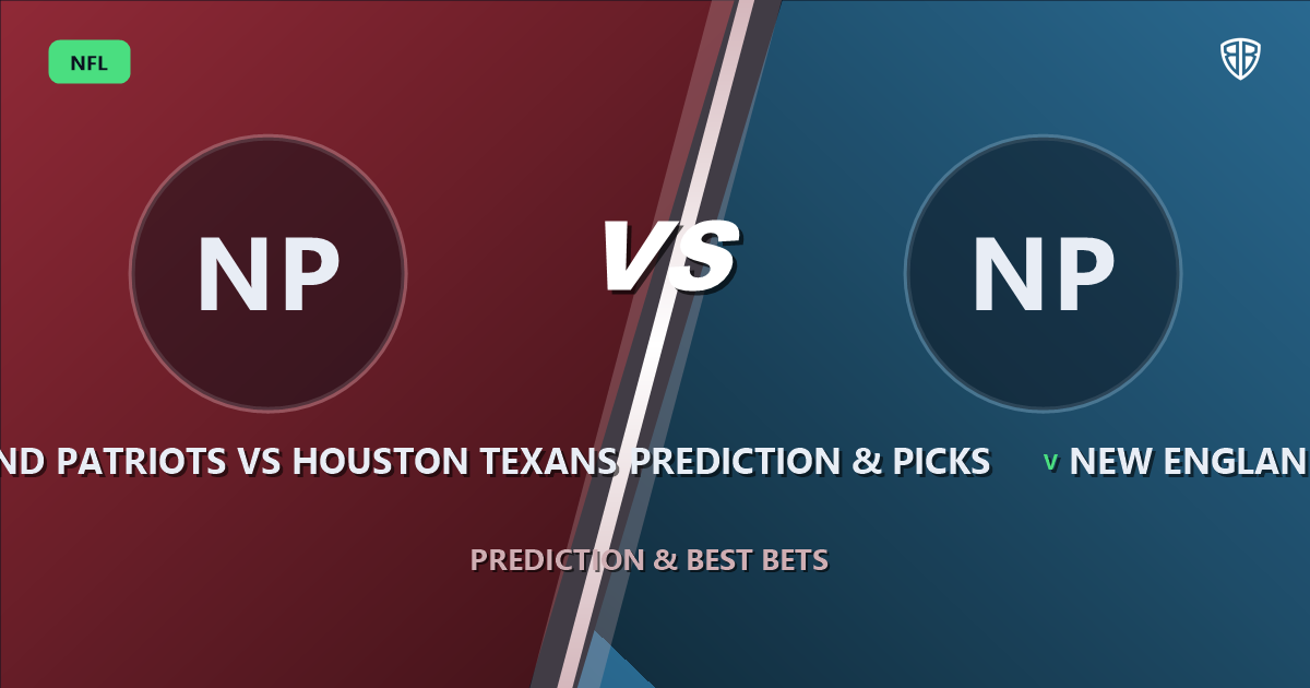 New England Patriots vs Houston Texans Prediction & Picks: Smart Props & Lines