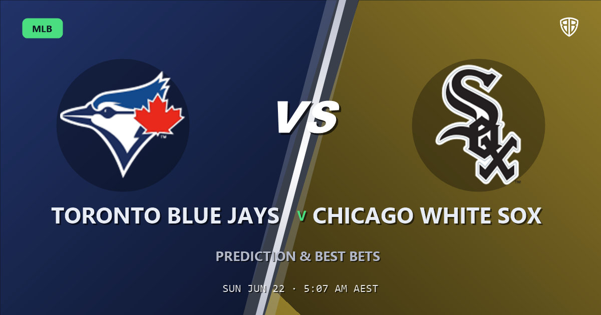Toronto Blue Jays vs Chicago White Sox Prediction & Picks (Jose Berrios Key Factor): Full MLB Breakdown & Bets