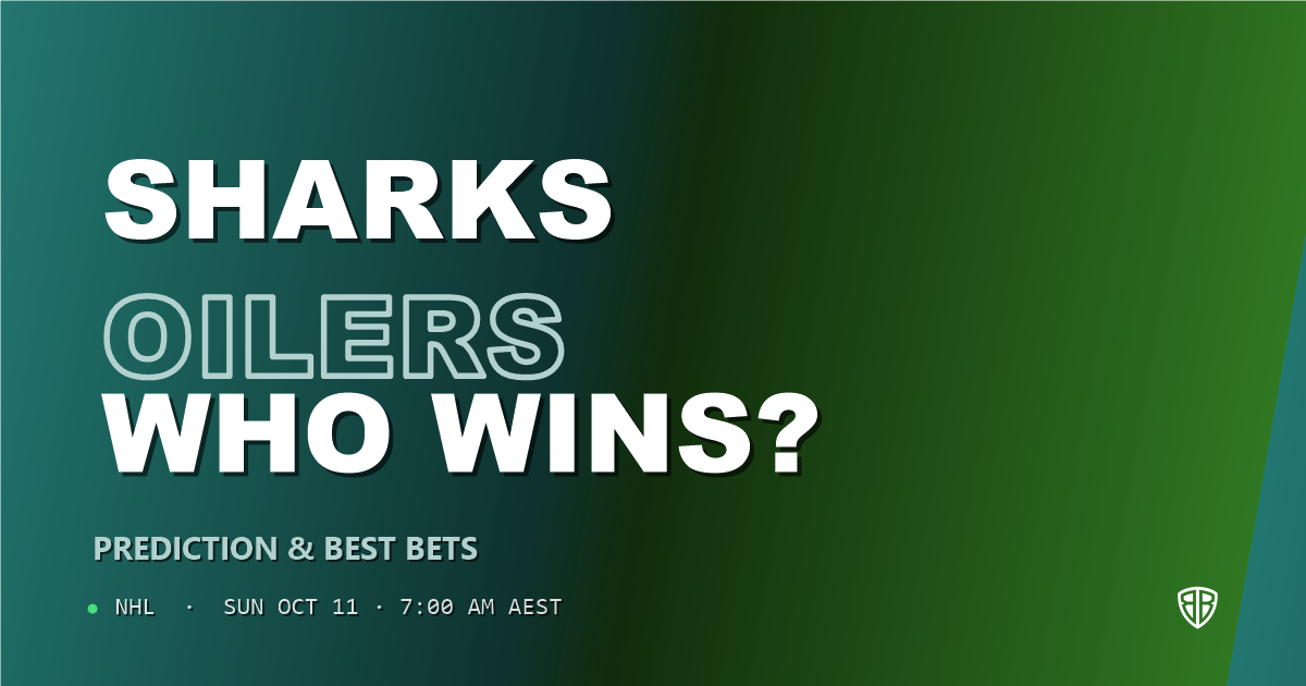 San Jose Sharks vs Edmonton Oilers Prediction & Picks, October 10, 2026