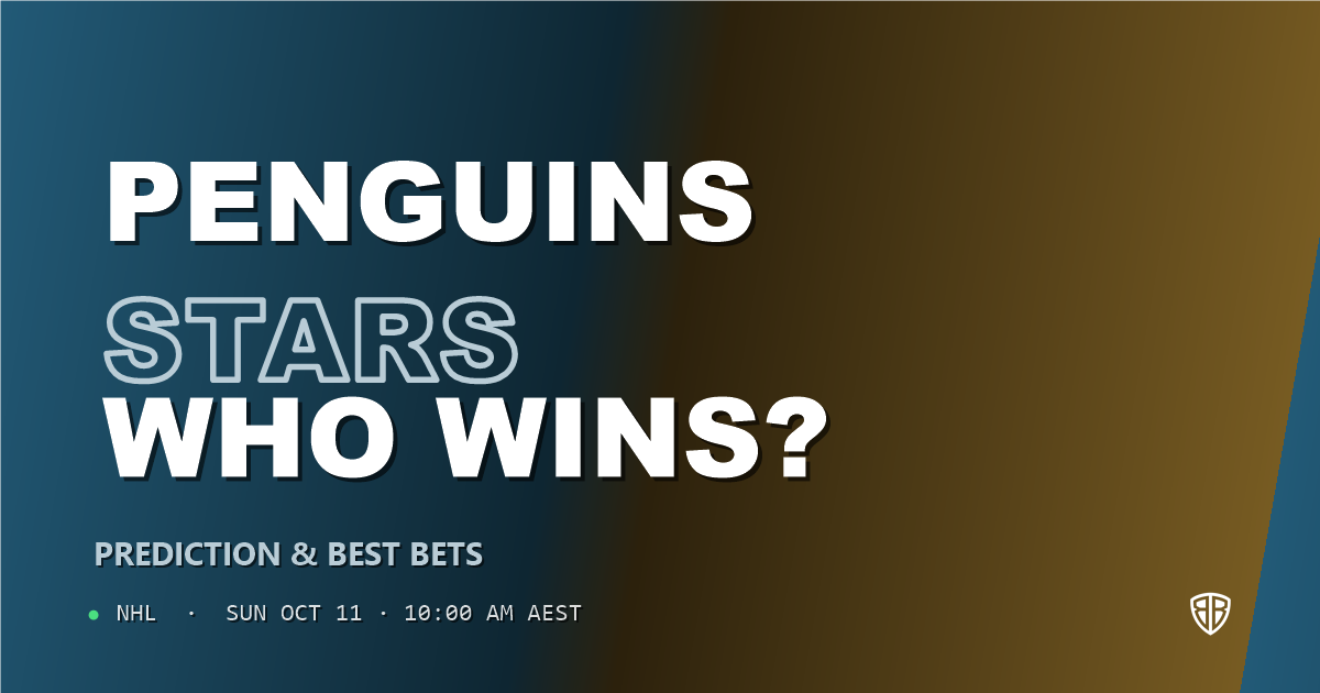 Pittsburgh Penguins vs Dallas Stars Prediction & Picks, October 10, 2026