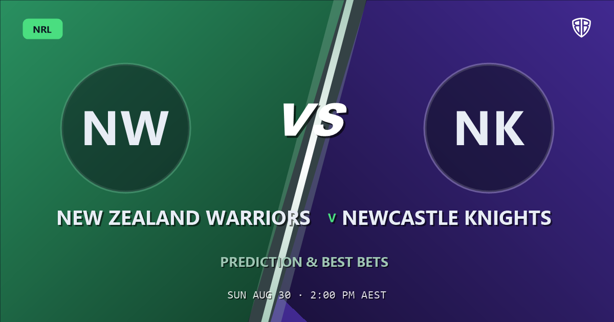 New Zealand Warriors vs Newcastle Knights Prediction & Picks: Winning Game Angles