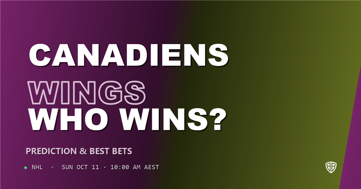Montréal Canadiens vs Detroit Red Wings Prediction & Picks, October 10, 2026