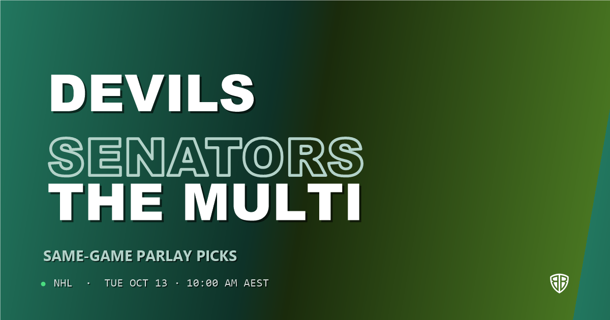 New Jersey Devils vs Ottawa Senators Prediction & Same Game Parlay picks, October 12, 2026