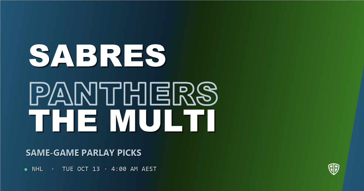 Buffalo Sabres vs Florida Panthers Prediction & Same Game Parlay picks, October 12, 2026