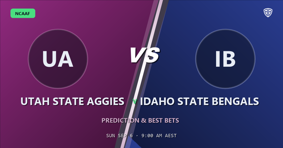 Utah State Aggies vs Idaho State Bengals Prediction & Picks: Full Match Breakdown & Bets