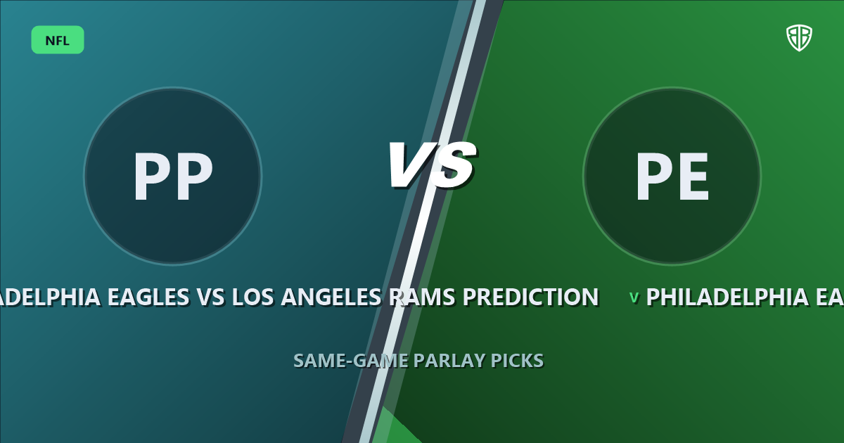 Philadelphia Eagles vs Los Angeles Rams Prediction & Same Game Parlay Picks: Data-Driven Targets