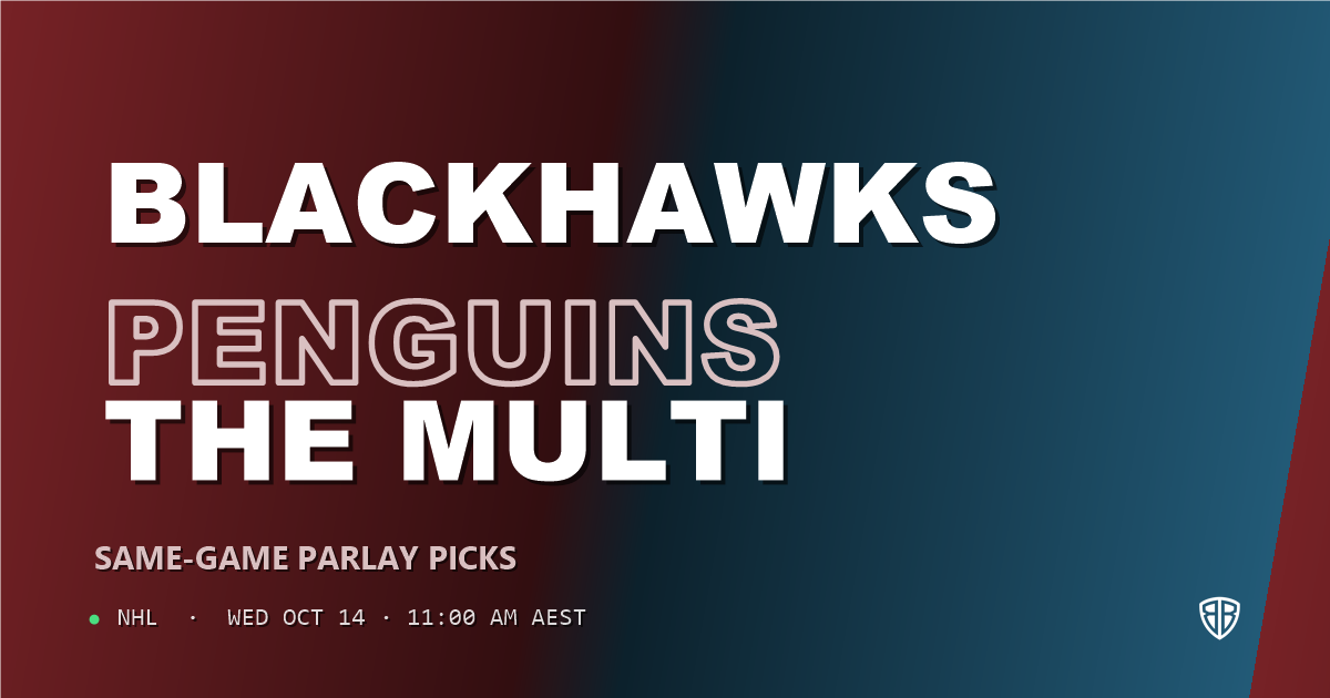 Chicago Blackhawks vs Pittsburgh Penguins Prediction & Same Game Parlay picks, October 13, 2026