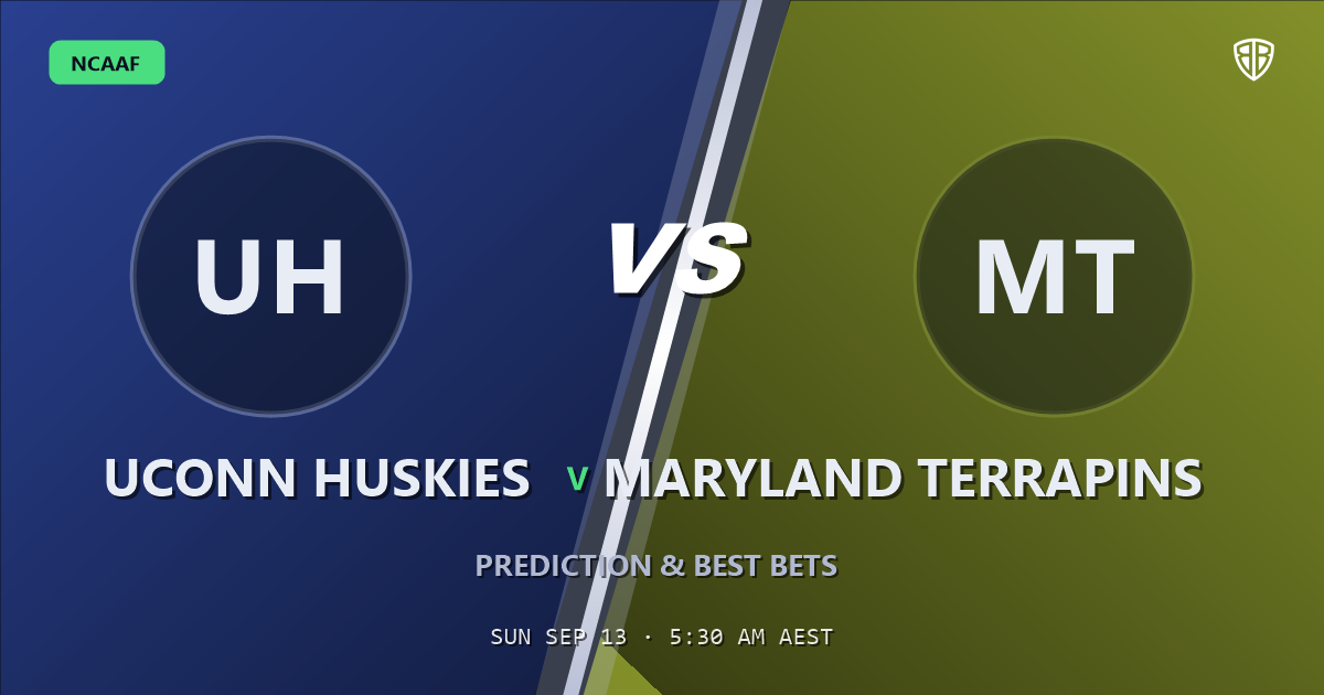 UConn Huskies vs Maryland Terrapins Prediction & Picks: Don't Miss These Odds