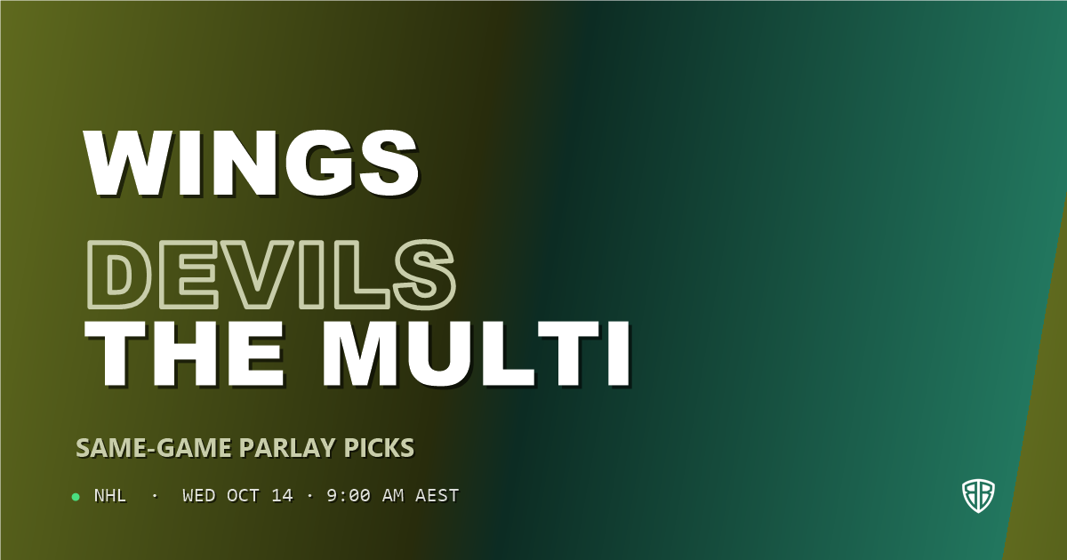 Detroit Red Wings vs New Jersey Devils Prediction & Same Game Parlay picks, October 13, 2026