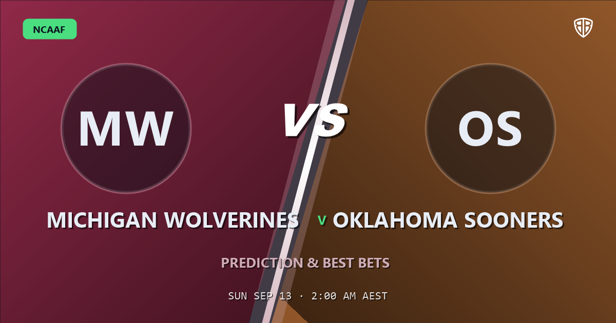 Michigan Wolverines vs Oklahoma Sooners Prediction & Picks: Don't Miss These Odds