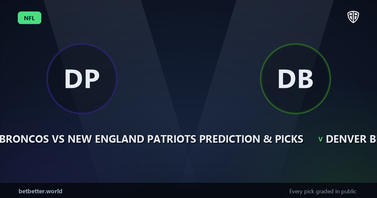 Denver Broncos vs New England Patriots Prediction & Picks (Marvin Mims Jr. Impact): Full Breakdown