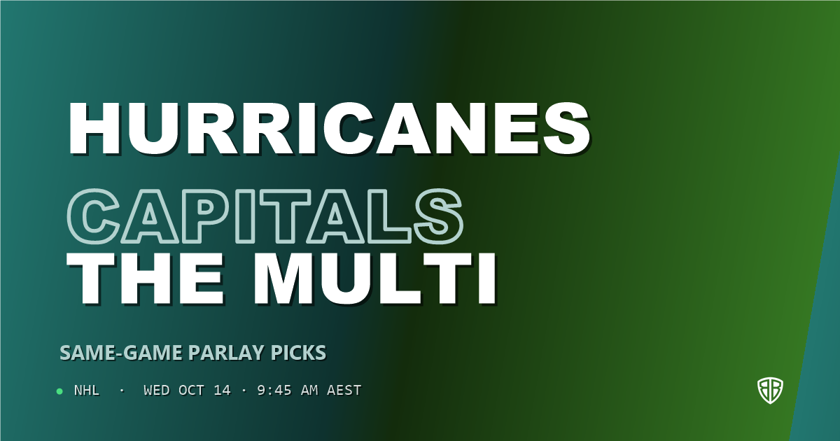 Carolina Hurricanes vs Washington Capitals Prediction & Same Game Parlay picks, October 13, 2026