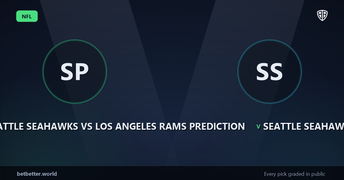 Seattle Seahawks vs Los Angeles Rams Prediction & Same Game Parlay Picks: Data-Driven Targets