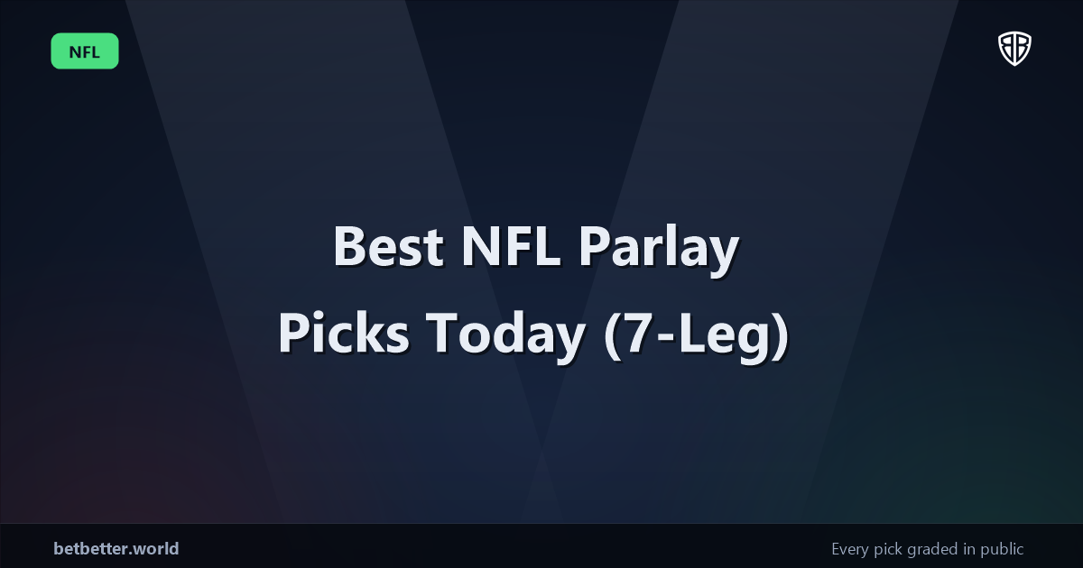 Best NFL Parlay Picks Today, Saturday 01/24 (7-Leg)