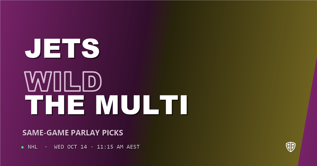 Winnipeg Jets vs Minnesota Wild Prediction & Same Game Parlay picks, October 13, 2026