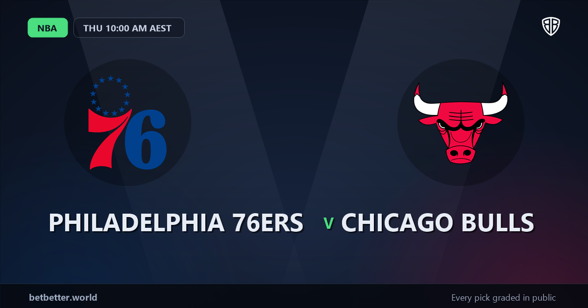 Philadelphia 76ers vs Chicago Bulls Prediction & Picks: Expert Betting Guide