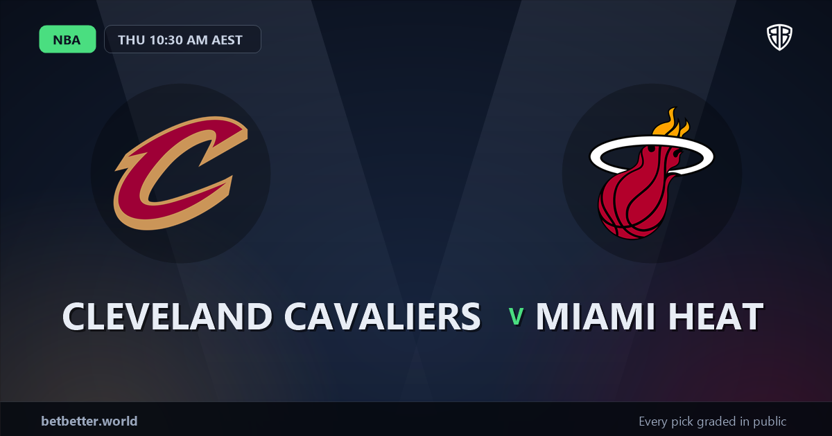Cleveland Cavaliers vs Miami Heat Prediction & Picks: Winning Game Angles