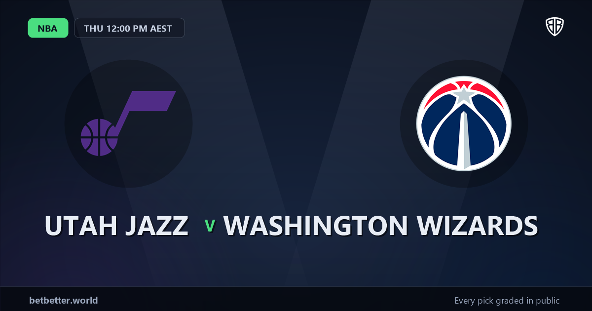 Utah Jazz vs Washington Wizards Prediction & Picks (Ace Bailey Key Factor): Winning Game Angles